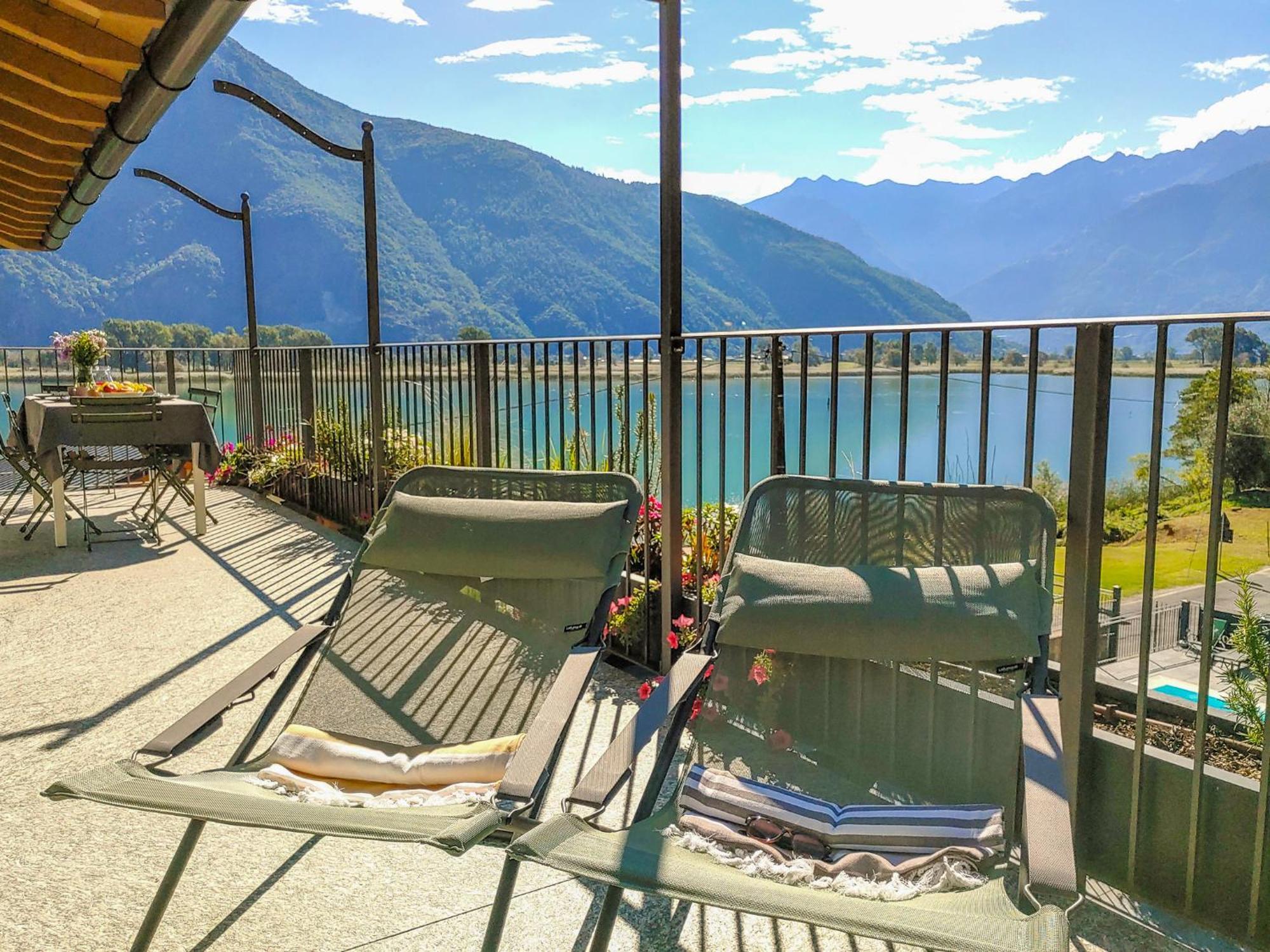 Dascio Silence Ferienwohnung Mit Panorama Balkon Exterior photo